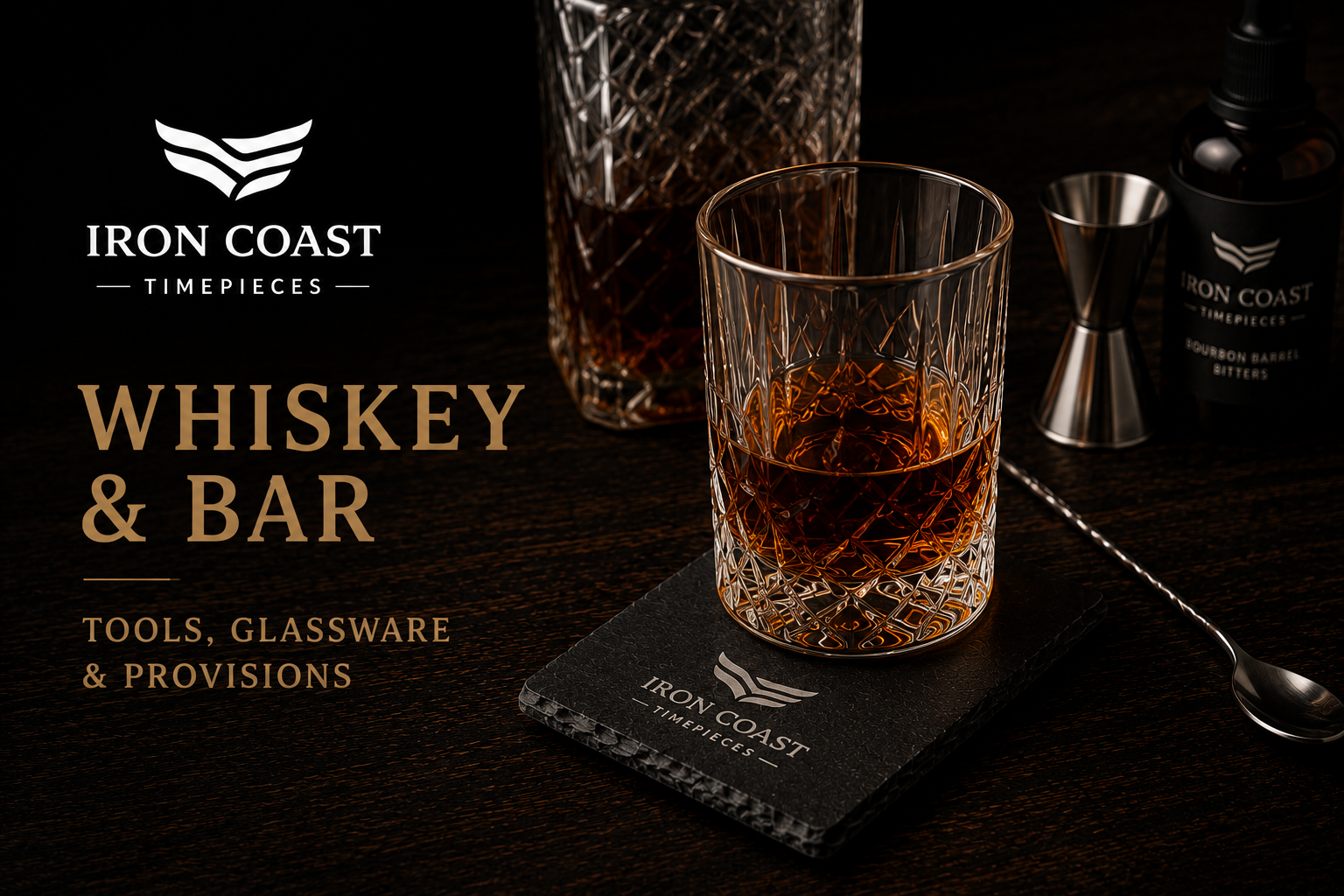 Curated Whiskey & Bar
