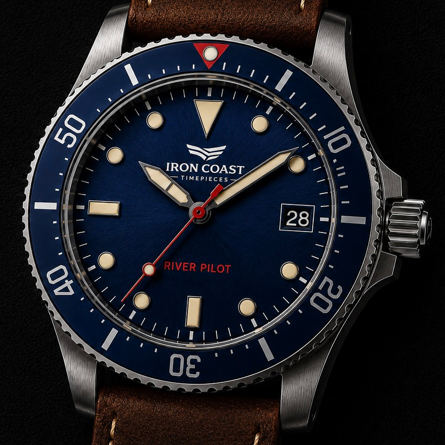 IRON COAST — River Pilot - Blue Dial