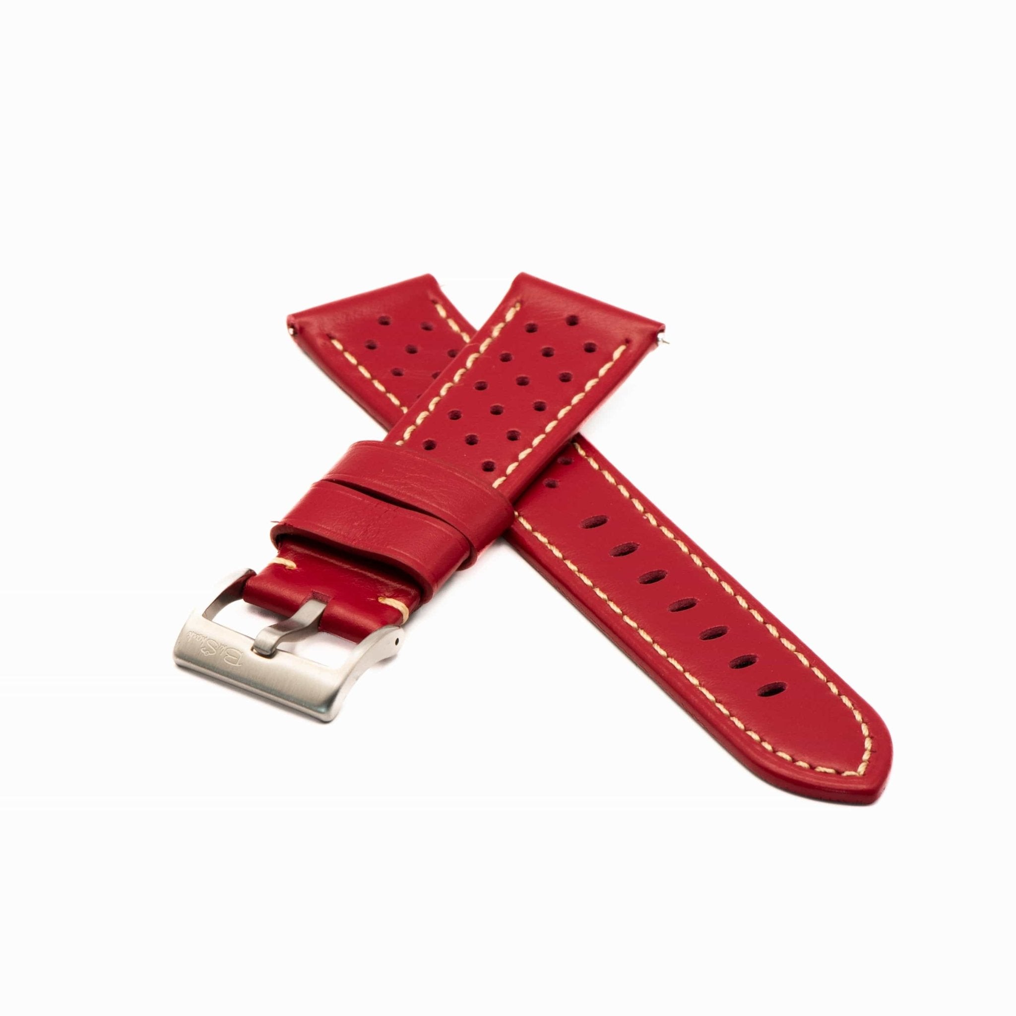Leather Sport Grip - Stop Red